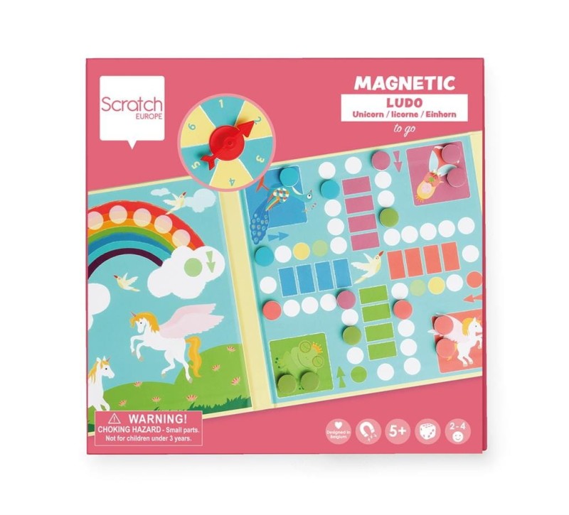 Magnetyczna gra Chińczyk podróżna Scratch