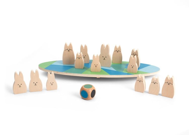 Balansujące króliczki. Gra zręcznościowa BS Toys