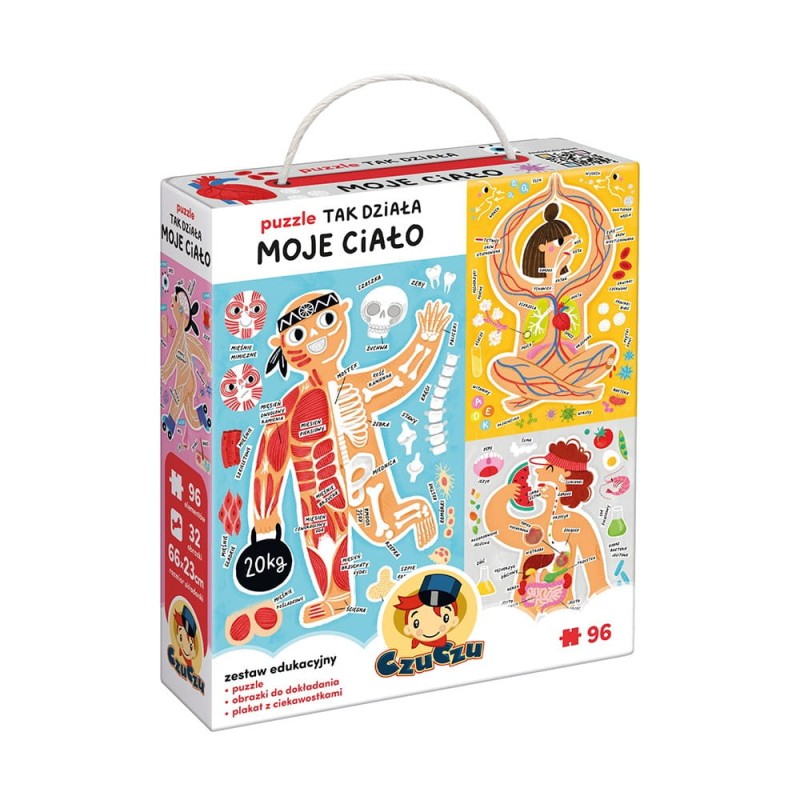 Puzzle Tak działa Moje ciało Czuczu