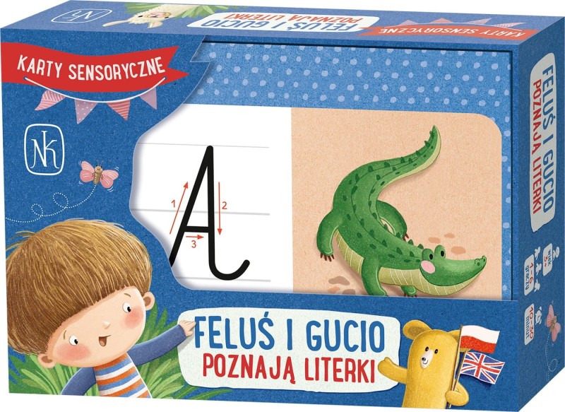 Feluś i Gucio poznają literki Wydawnictwo NASZA KSIĘGARNIA