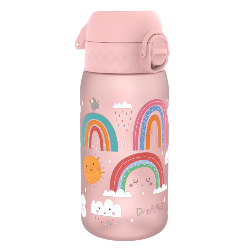 ION8 bidon dziecięcy Tęcze różowy 400 ml