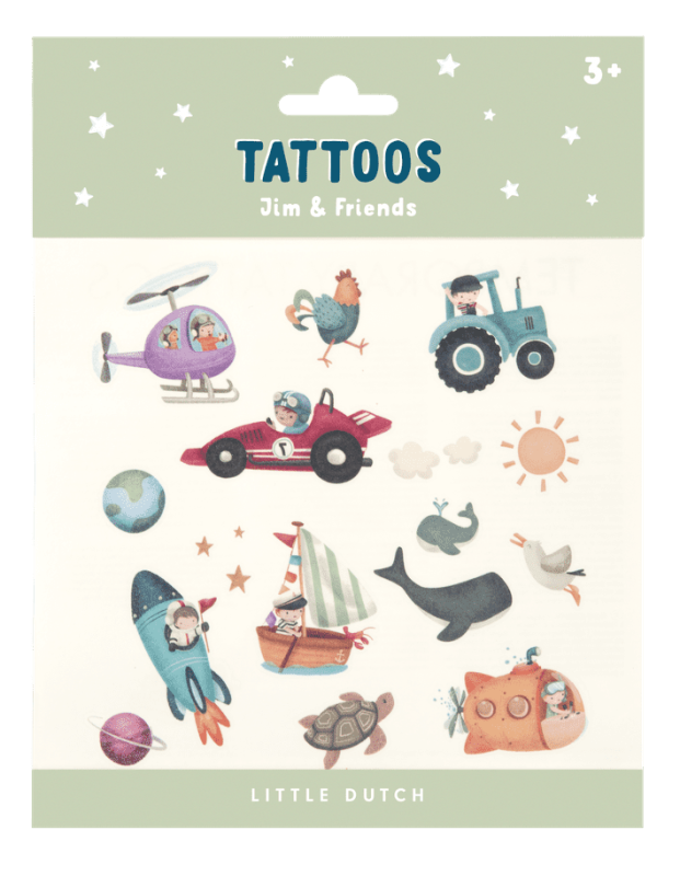 Tatuaże Dziecięce im & friends zabawa - Little Dutch