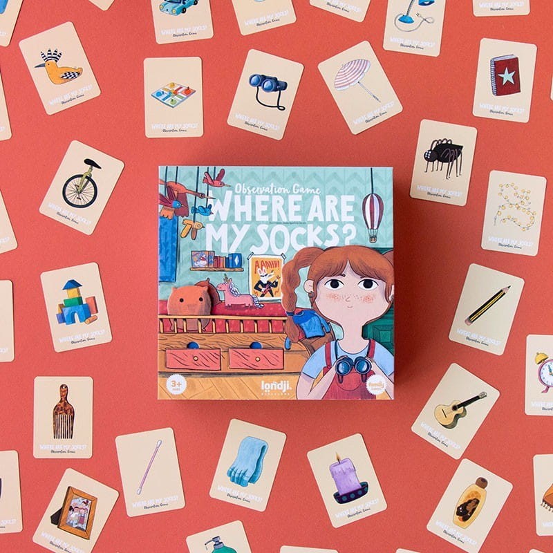 Gra obserwacyjna Where are my socks? skarpetki Londji