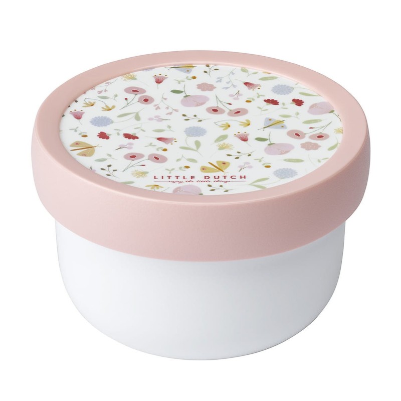 Pojemnik na jedzenie z widelczykiem 300 ml kwiatki Campus Mepal