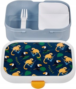 Lunchbox śniadaniówka z widelcem małpki Campus - Mepal