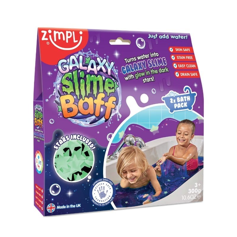 Gluty Kąpieli z gwiazdkami Galaxy Slime Baff Zimpli Kids