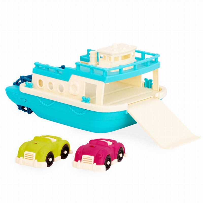 Prom z 2 autami statek Ferry Boat b.toys