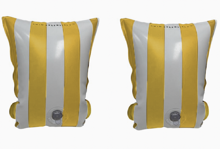 Rękawki do pływania 0-2 lata żółte paski Swim Essentials