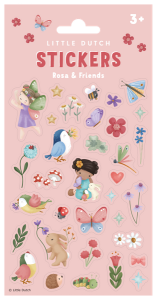 Naklejki dziewczynki Rosa & friends Little Dutch