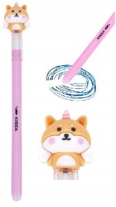 Długopisy wymazywalne z figurką Lisek Kidea