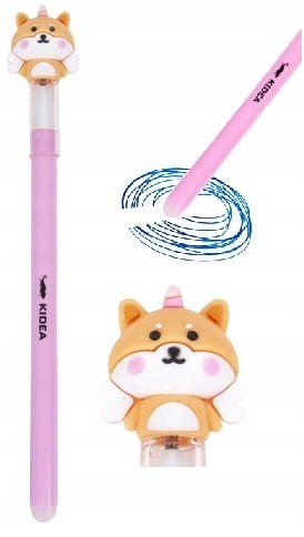 Długopisy wymazywalne z figurką Lisek Kidea