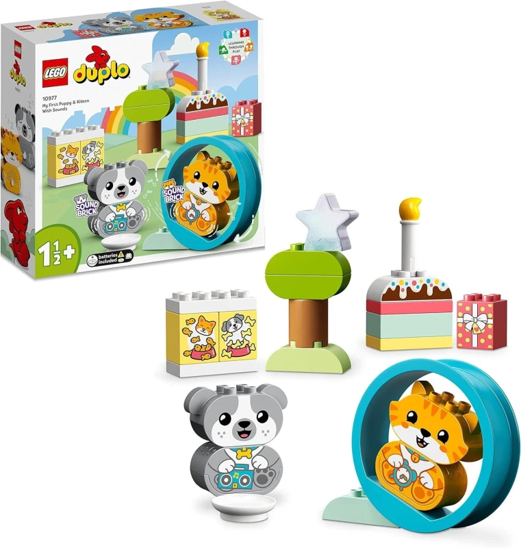 Mój pierwszy szczeniak i kotek z odgłosami 10977 Lego Duplo