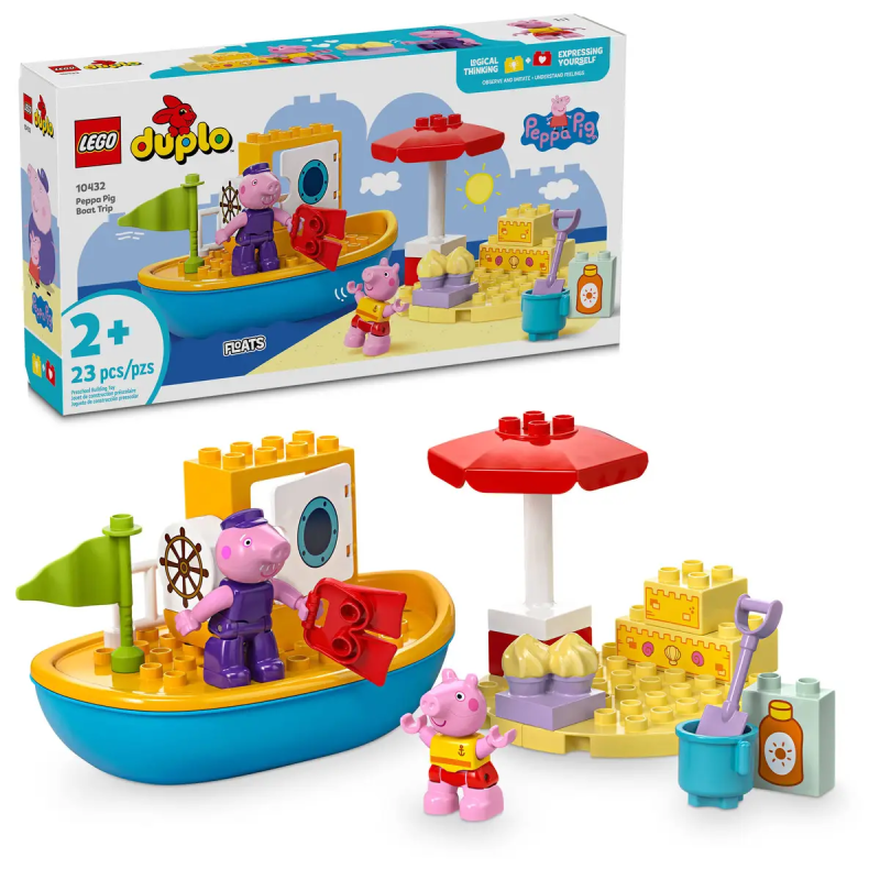 Lego Duplo Świnka Peppa rejs łodzią 10432
