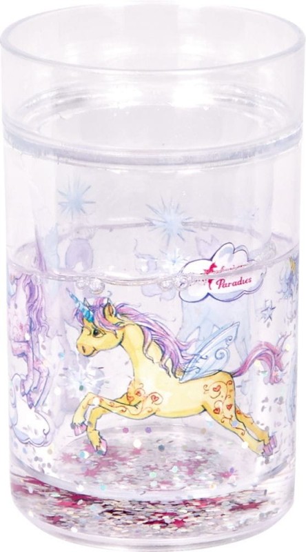 Kubek z płynnym brokatem Jednorożce Spiegelburg