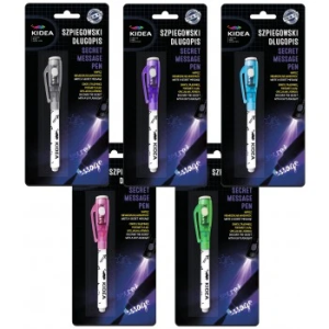 Długopis fluorescencyjny z lampką UV Szpiegowski 1 szt. - Kidea