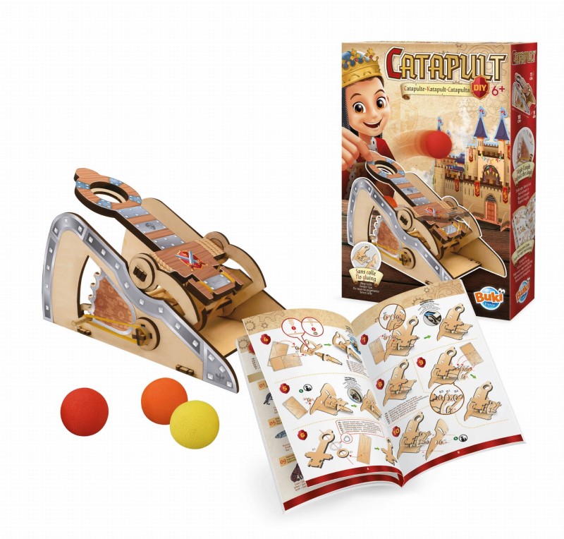 Katapulta średniowieczna zestaw elementów DiY Buki