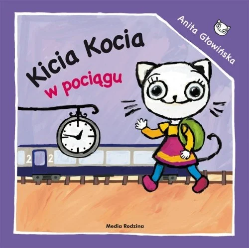 Kicia Kocia w pociągu - Książeczka dla dzieci