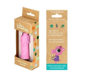 Szczoteczka Silikonowa na Palec Świnka - The Brushies