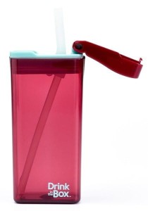 Bidon ze Słomką Malinowy 355 ml - Drink in the Box