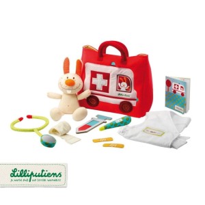 Pluszowy Zestaw Małego Lekarza z Torbą - Lilliputiens