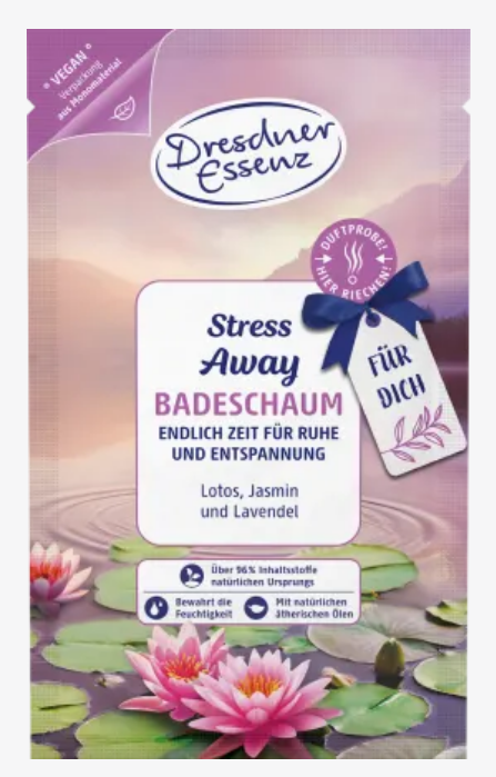 Sól do kąpieli z morza martwego Stress Away Dresdner Essenz