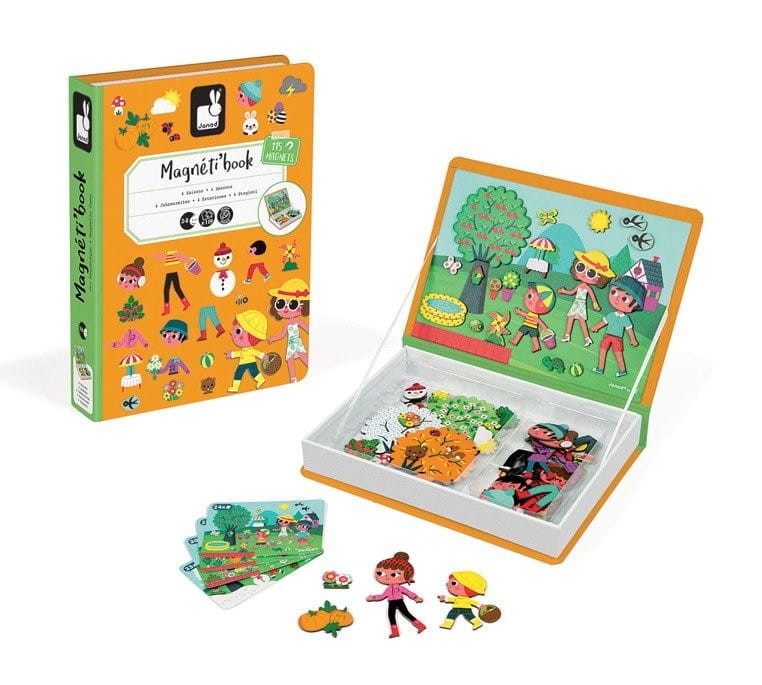 Magnetyczna Układanka 4 Pory Roku Magnetibook - Janod