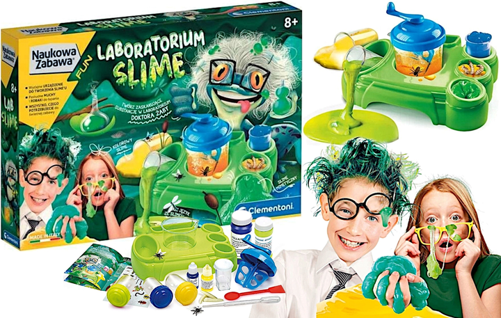Laboratorium Slime eksperymenty dla dzieci Clementoni