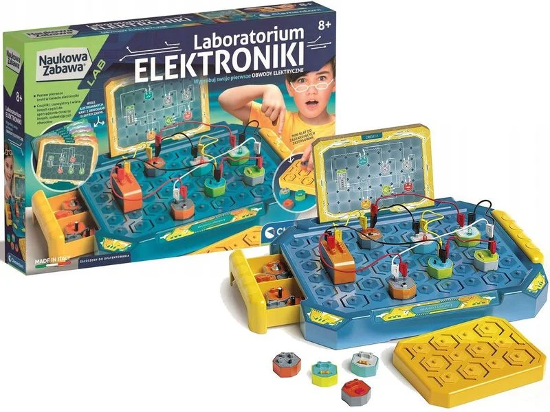 Laboratorium elektroniki obwody elektryczne Clementoni