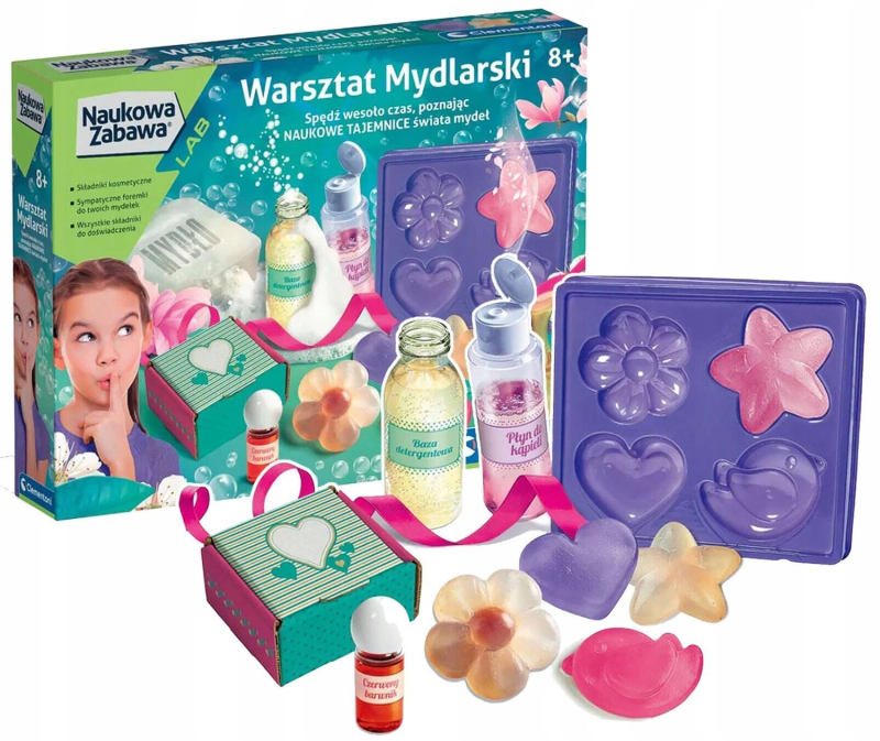 Warsztat Mydlarski zrób mydełka Clementoni