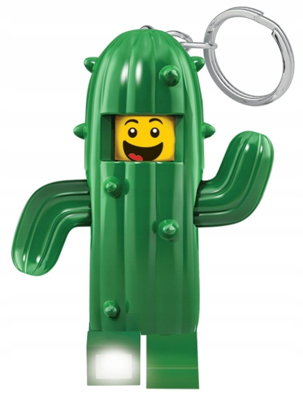 Lego breloczek z latarką człowiek kaktus