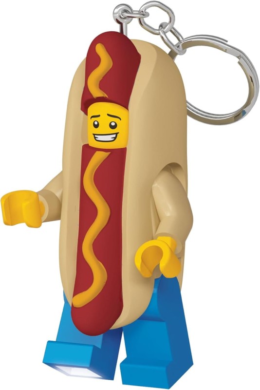 Lego breloczek z latarką człowiek Hot Dog 5005705