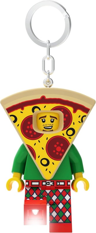 Lego breloczek z latarką LED ludzik Pizza KE176