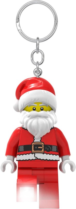 Lego brelok z latarką LED Święty Mikołaj KE189