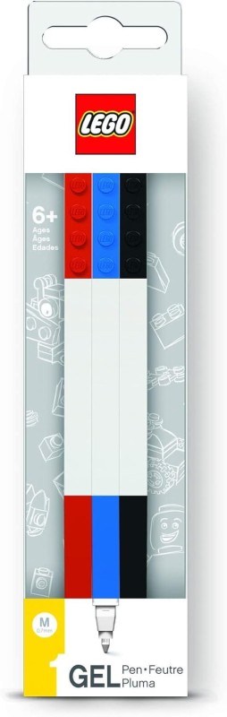 Lego Zestaw 3 długopisów żelowych 5005109