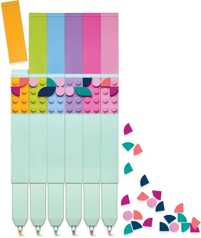 Lego Dots pisaki 6 kolorów z klockami 5006274