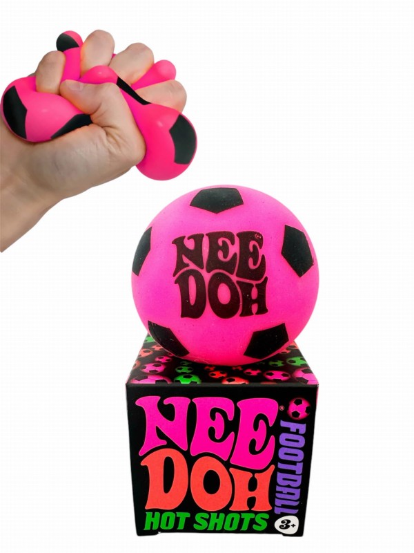 Gniotek Piłeczka antystresowa róż Hot Shots Football NeeDoh Schylling