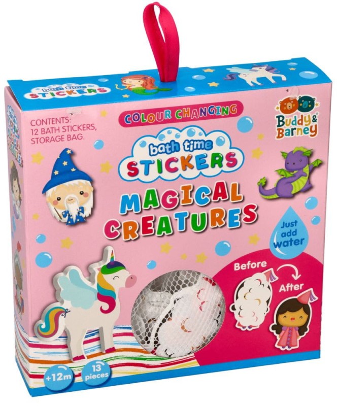 Naklejki do wanny zmieniające kolor Bajka Buddy & Barney