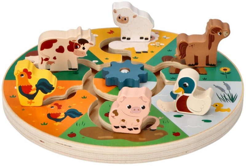 Przesuwanka labirynt farma ze zwierzątkami Adam Toys