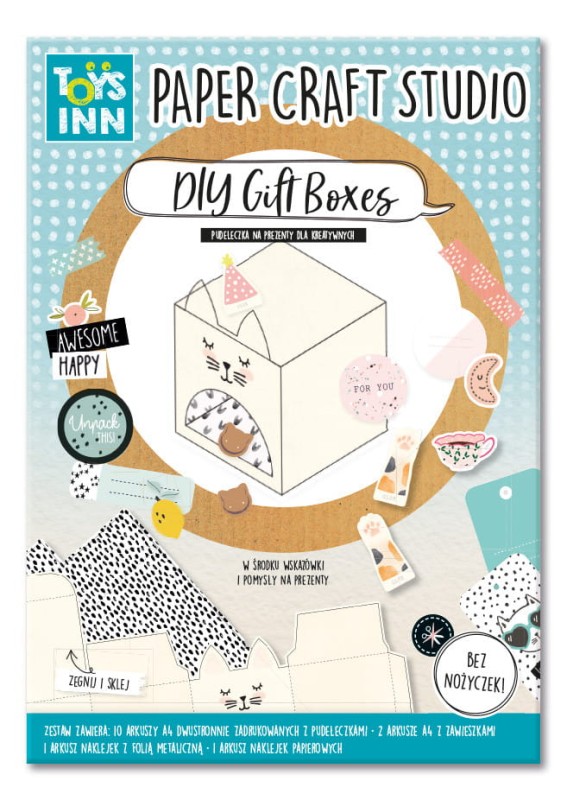 Kreatywny zeszyt papierniczy pudełeczka Gift Boxes ToysInn