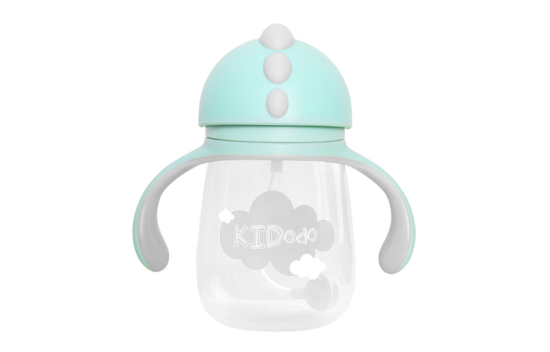 Bidon z Obciążoną Słomką Miętowy 260 ml - Kidodo
