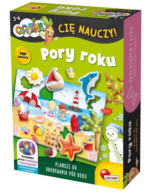Pory Roku 4 plansze układanki Carotina Lisciani