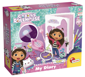 Pamiętnik Koci domek Gabi z magicznym pisakami i naklejkami