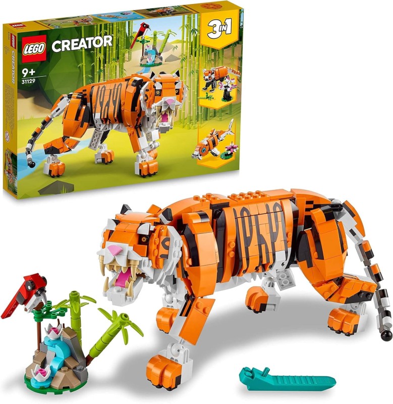Majestatyczny tygrys Lego Creator 3w1 31129