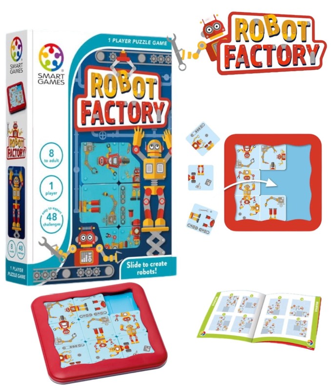 Smart Games Robot Factory łamigłówki dla dzieci