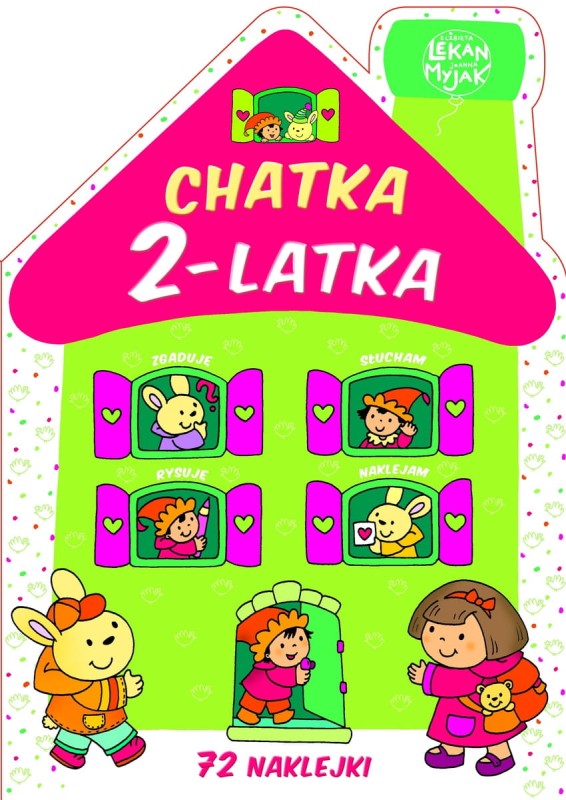 Chatka 2-latka książeczka z naklejkami i zadaniami