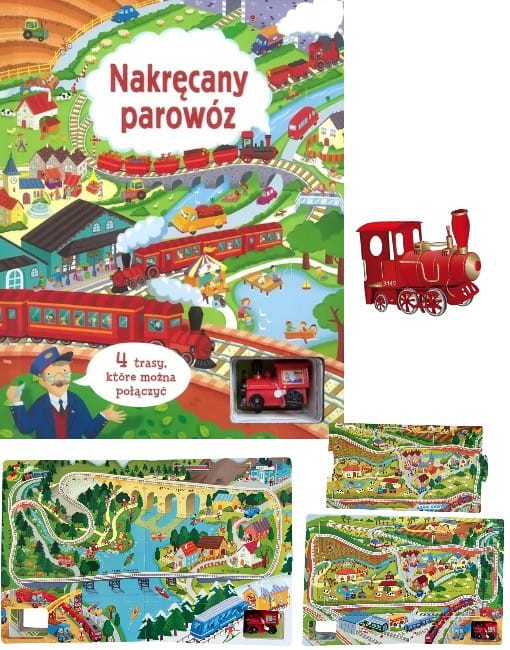 Nakręcany parowóz. 4 trasy, które można połączyć Ksiażka
