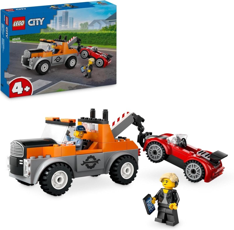Samochód pomocy drogowej i naprawa sportowego auta Lego 60435