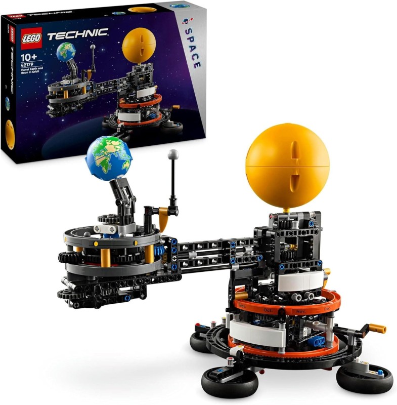 Planeta Ziemia i Księżyc na orbicie Lego Technic 42179