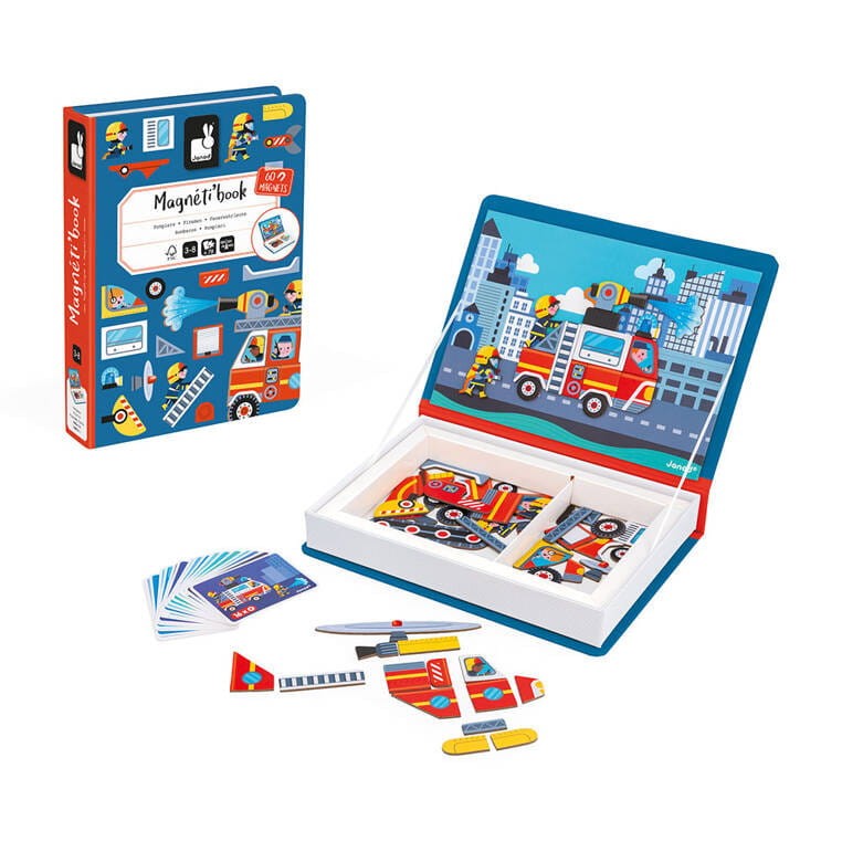 Janod Magnetibook Straż pożarna magnetyczna układanka