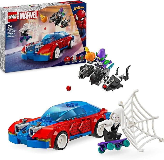 Wyścigówka Spider-Mana i Zielony Goblin Lego Marvel 76279